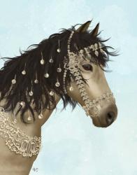 Horse Buckskin with Jewelled Bridle | Obraz na stenu