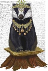 Badger with Tiara, Full | Obraz na stenu