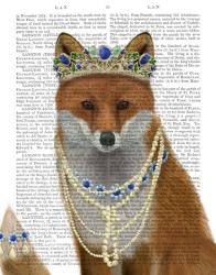 Fox with Tiara, Portrait | Obraz na stenu