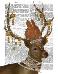 Deer with Gold Bells | Obraz na stenu