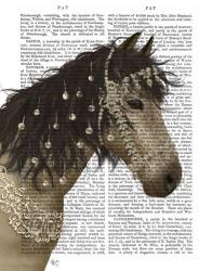 Horse Buckskin with Jewelled Bridle | Obraz na stenu