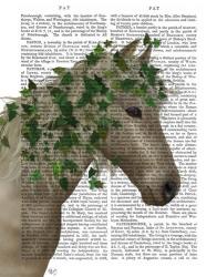 Horse Porcelain with Ivy | Obraz na stenu