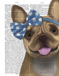 French Bulldog and Blue Bow | Obraz na stenu