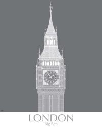 London Big Ben Monochrome | Obraz na stenu