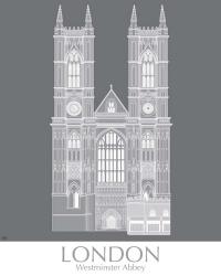 London Westminster Abbey Monochrome | Obraz na stenu