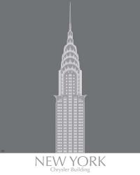 New York Chrysler Building Monochrome | Obraz na stenu