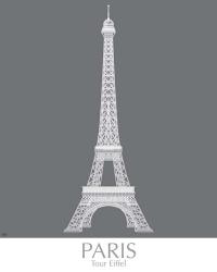 Paris Eiffel Tower Monochrome | Obraz na stenu