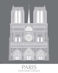Paris Notre Dame Monochrome | Obraz na stenu