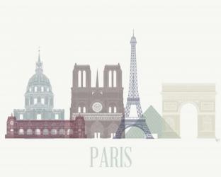 Paris Skyline | Obraz na stenu