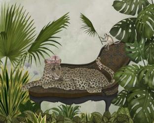 Leopard Chaise Longue | Obraz na stenu