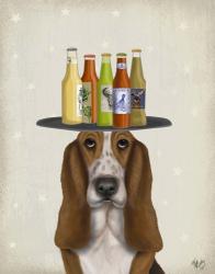 Basset Hound Beer Lover | Obraz na stenu