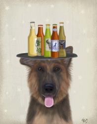 German Shepherd Beer Lover | Obraz na stenu