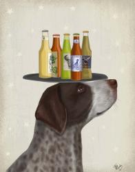 German Shorthaired Pointer Ice Cream Beer Lover | Obraz na stenu