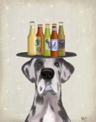 Great Dane Harlequin Beer Lover | Obraz na stenu