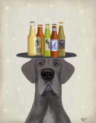 Great Dane Blue Beer Lover | Obraz na stenu