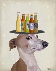 Greyhound Tan Beer Lover | Obraz na stenu