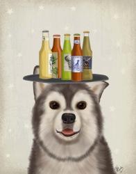 Husky 1 Beer Lover | Obraz na stenu