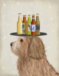 Labradoodle Gold 2 Beer Lover | Obraz na stenu