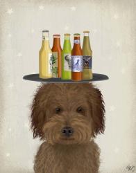 Labradoodle Brown 1 Beer Lover | Obraz na stenu