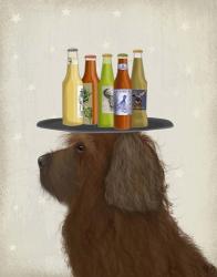 Labradoodle Brown 2 Beer Lover | Obraz na stenu