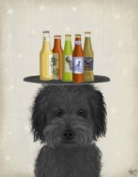 Labradoodle Black 1 Beer Lover | Obraz na stenu