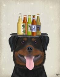Rottweiler Beer Lover | Obraz na stenu