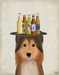 Shetland Sheepdog Beer Lover | Obraz na stenu