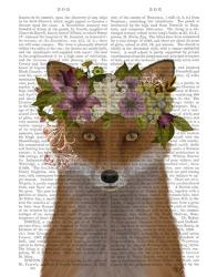 Fox Bohemian Book Print | Obraz na stenu