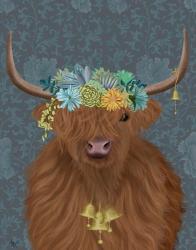 Highland Cow Bohemian 1 | Obraz na stenu