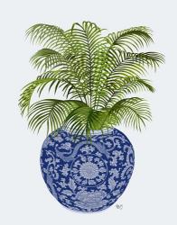 Chinoiserie Vase 6, With Plant | Obraz na stenu