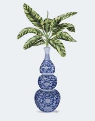 Chinoiserie Vase 7, With Plant | Obraz na stenu
