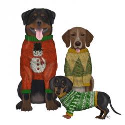 Christmas Des - Ugly Christmas Sweater Competition | Obraz na stenu