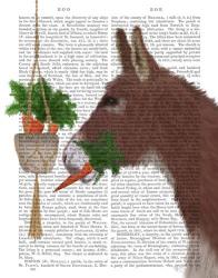 Donkey Lunch Book Print | Obraz na stenu