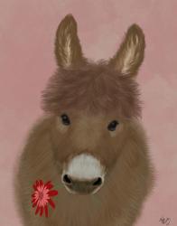 Donkey Red Flower | Obraz na stenu