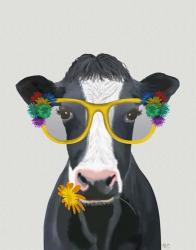 Cow and Flower Glasses | Obraz na stenu