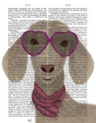Goat Heart Glasses Book Print | Obraz na stenu