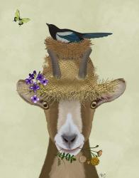 Goat In Straw Hat | Obraz na stenu