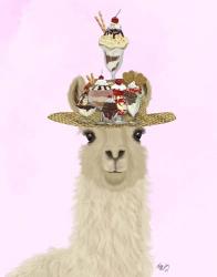 Llama Ice Cream Hat | Obraz na stenu