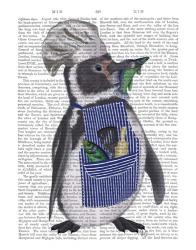 Penguin Chef Book Print | Obraz na stenu