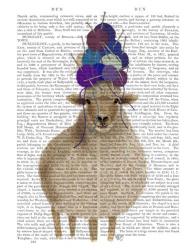 Sheep with Wool Hat, Full Book Print | Obraz na stenu
