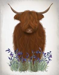 Highland Cow, Bluebell | Obraz na stenu