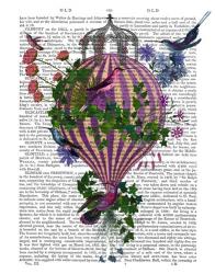 Bird Balloon 1 Book Print | Obraz na stenu
