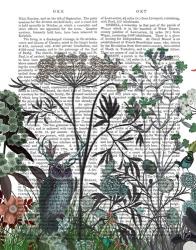 Wildflower Bloom, Owl Book Print | Obraz na stenu