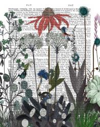 Wildflower Bloom, Ostrich Book Print | Obraz na stenu