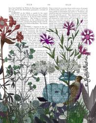 Wildflower Bloom, Partridge Book Print | Obraz na stenu