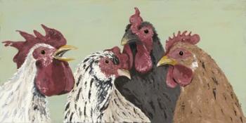 Four Roosters | Obraz na stenu