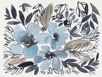 Blue & Paynes Blooms II | Obraz na stenu
