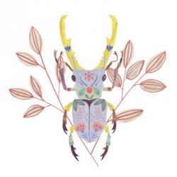 Floral Beetles V | Obraz na stenu