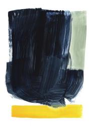 Navy Blue Field II | Obraz na stenu