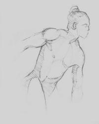 Male Torso Sketch II | Obraz na stenu